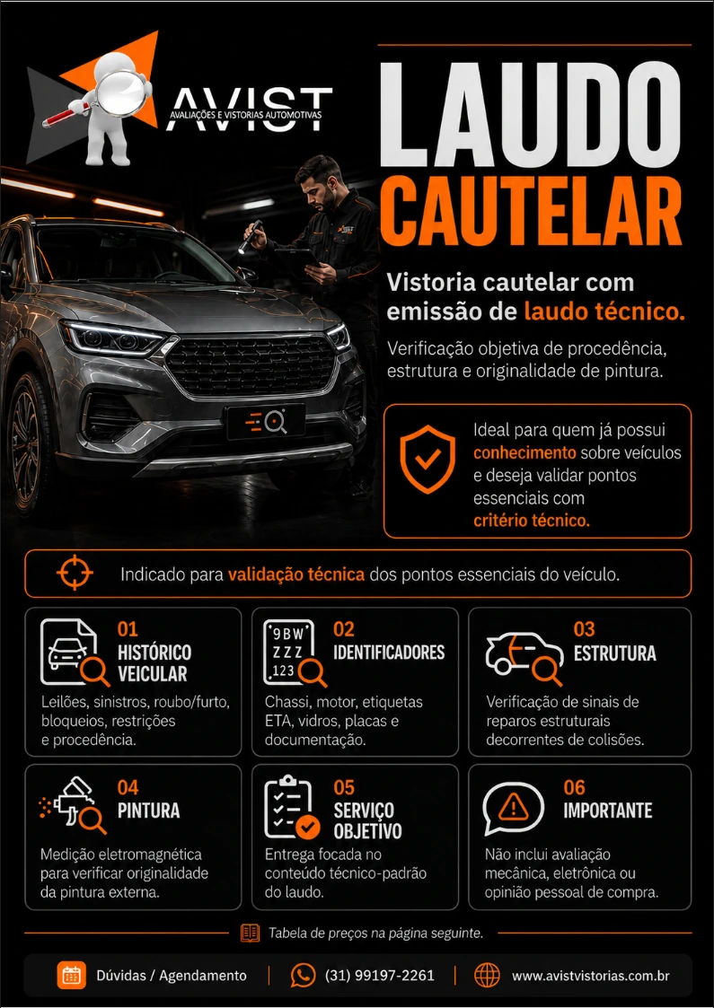 Laudo cautelar Avist pagina 1